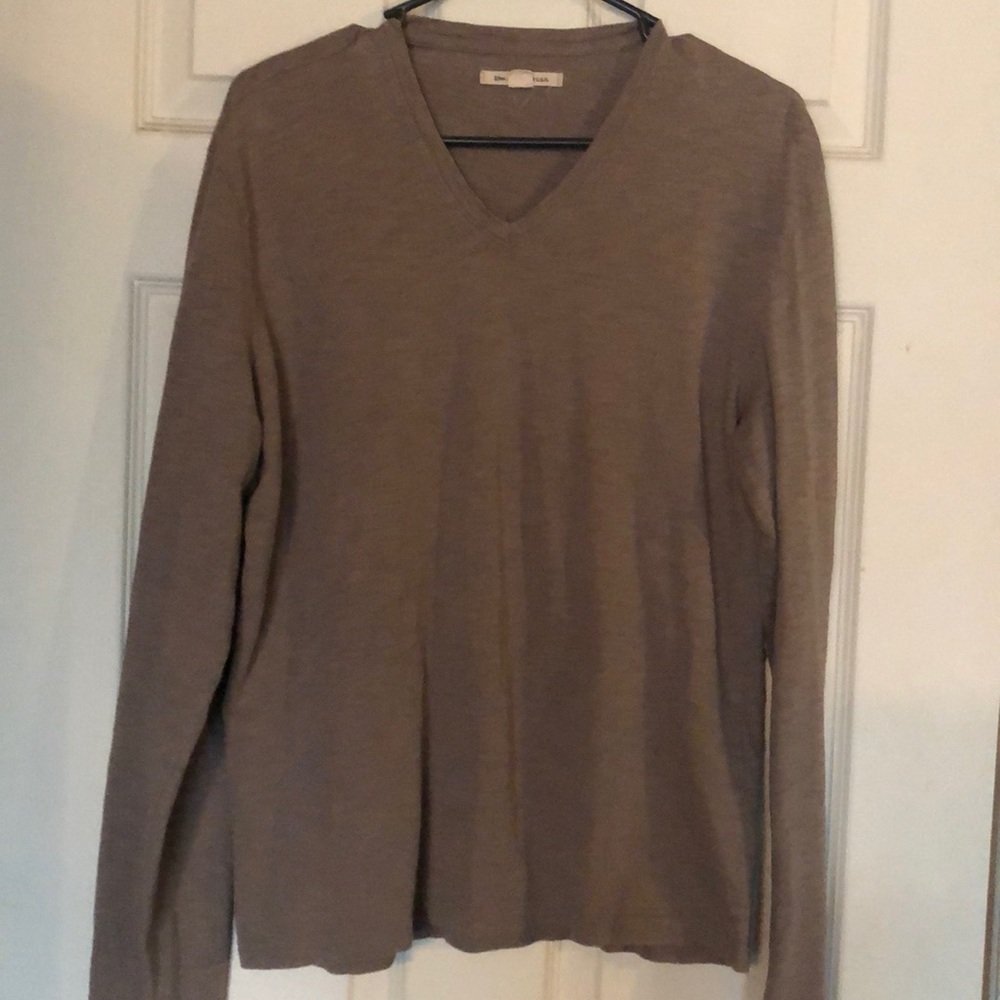Men’s V Neck Long Sleeve Tee
